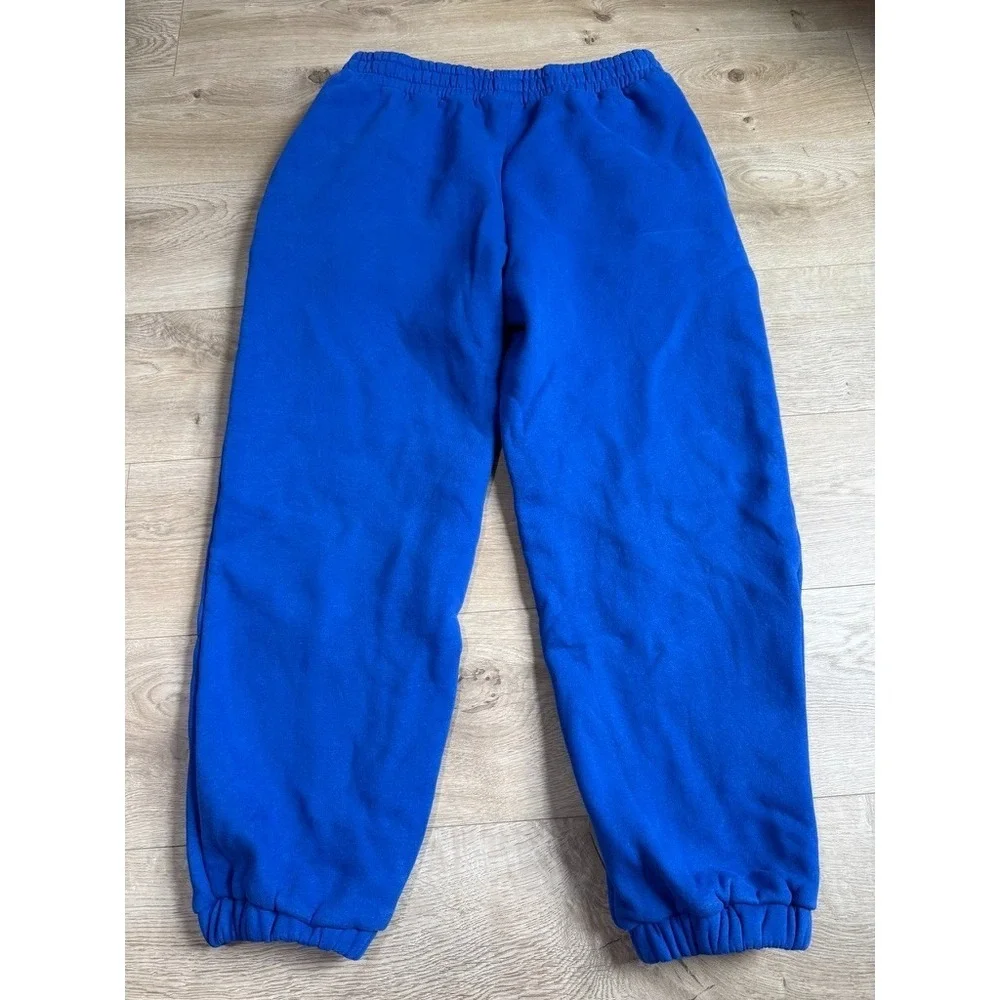 EUC Unisex Women Men Comft limited edition cobalt blue cloud sweatpants size XL